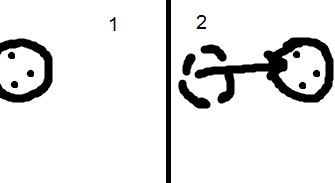 смещение группы точек вправо