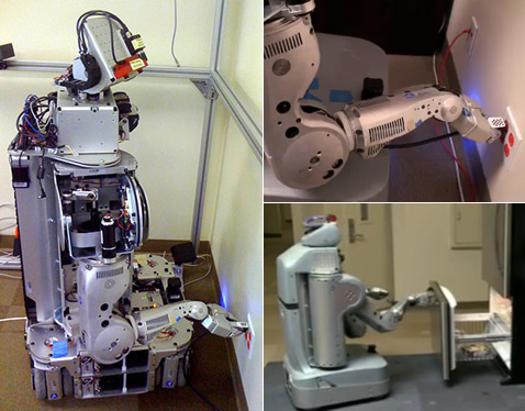 робот PR2 открывает двери и самостоятельно подключается к розеткам робот PR2 открывает двери и самостоятельно подключается к розеткам