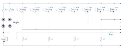 Принципиальная схема ИК-глаза робота Принципиальная схема ИК-глаза робота