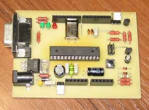 плата с элементами плата с элементами