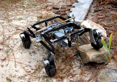 Шасси робота из MicroRax и мотор-редукторов от Roomba