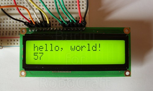 Hello, World на LCD